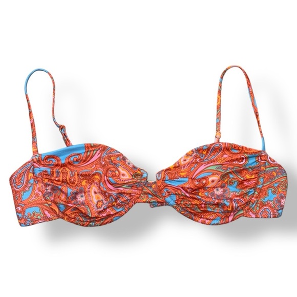 LA Hearts by PacSun Paisley Alexa Balconette Bikini Top M - Picture 2 of 7